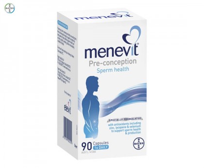 Menevit 爱乐维 男士备孕复合维生素 90粒（运输途中的物理变化，融化、断裂、变形、结冰等情况，不予理赔，介意慎拍）